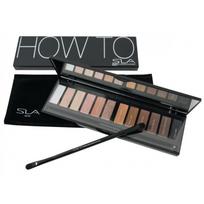 SLA Paris Eyshadow Pallette How To Akių šešėlių paletė, 1vnt