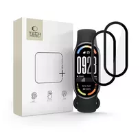Tech-Protect Glass Flex+ 2-pack hybrid glass skirtas Xiaomi Smart Band 10 / 10 NFC – juodos spalvos