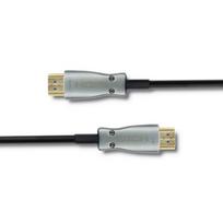 Qoltec 50472 HDMI cable 20 m HDMI Type A (Standard) Black, Silver