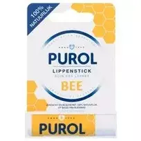 Purol Lipstick Bee - Apsauginis lūpų balzamas su bičių vašku, 4,8 g