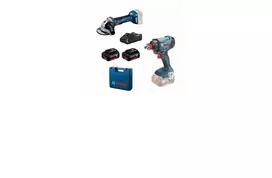 BOSCH. KIT 18V GDX 180-LI + GWS 180 2x4,0Ah ...
