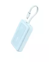 Išorinė baterija Anker Power Bank (10000 mAh, 30W, Built-In USB-C Cable) Blue