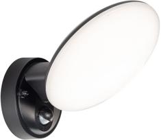 OLAF LED lauko sieninis šviestuvas su judesio jutikliu, 10W/230V, IP44, juodas
