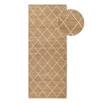 Rankų darbo iš džiuto kilimas natūralios spalvos 80x200 cm Kunu – Hanse Home