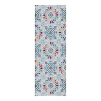 Skalbiamas mėlynos spalvos kilimas 52x100 cm Ricci Valentina – Universal