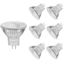 Halogeninės lempos, 20W 12V MR11 GU4, 6 vnt.