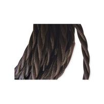 Tekstilinis kabelis, suktas, 3x1.5 mm, juodas, 10m, Tekstilinis kabelis, suktas, 3x1.5 mm, juodas, 10m