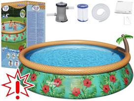 Pripučiamas baseinas "Fast Set" Bestway, 457x84 cm (Prekė su defektu 9902635)