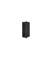 Lanberg | Rack cabinet 19" free-standing 27U/800x1200 (flat pack) with mesh door, LCD | FF01-8227-23BL | Black