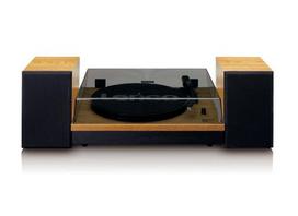 LENCO LS-300 Belt-drive turntable, Black, Wood