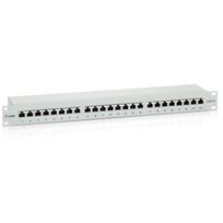 Equip 24-Port Cat.6 Shielded Patch Panel, Light Grey