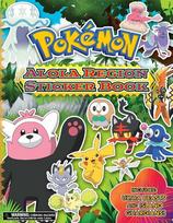 Pokémon Alola Region Sticker Book, Pokémon Alola Region Sticker Book