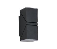 Searchlight 36170BK - LED lauko sieninis šviestuvas MONTANA 2xLED/6W/230V IP44