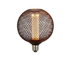 Searchlight 26003BK - LED dekoratyvinė lemputė WIRE MESH E27/4,5W/230V 2700K
