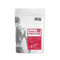 FORCEFIVE, braškių skonio išrūgų baltymų gėrimo milteliai, 700 g
