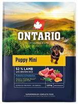 Ontario Puppy Mini ėriena & Brown ryžiai 2.25kg