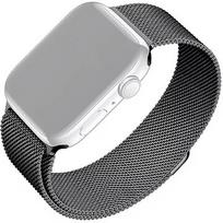 Fixed | Mesh Strap for Apple Watch 42/44/45/46/49mm | Watch loop | Black FIXMEST-434-BK