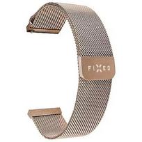 Fixed | Mesh Strap with Quick Release 20mm for Smartwatch | Rose gold FIXMEST-20MM-RG