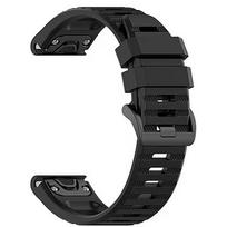 Fixed | Silicone Strap for Garmin QuickFit 26mm | Black FIXSST-QF26MM-BK