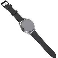 Fixed | Leather Strap with Quick Release 20mm for Smartwatch | Black FIXLST-20MM-BK