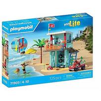 Playmobil My Life 71903 Wieża ratownicza i plażowy samochód buggy 71903