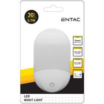 LED Naktinė lemputė Entac 0.7W 220V su jutikliu