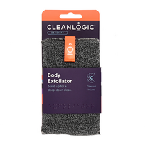 CLEANLOGIC DETOXIFY Exfoliator ŠVEIČIAMOJI kempinė kūnui