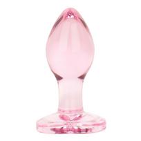 EasyToys Anal Plug Small stiklinis analinis kaištis