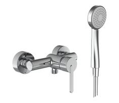 LAUFEN H3310810041311 - Dušo komplektas su maišytuvu LUA, blizgus chromas
