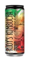 Gaivusis arbatos gėrimas RUDY'S Kombucha, mangų ir pasiflorų skonio, 0,33 l, skardinė