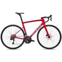 Specialized Tarmac SL8 Comp plento dviratis | Shimano 105 Di2 | Gloss Red Tint Over Silver Dust