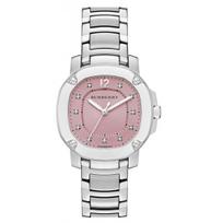 Burberry BBY1805 The Britain Diamonds Rožinis ciferblatas Moteriški laikrodžiai 34