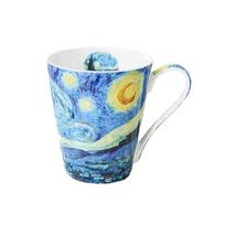 Van Goghas Monet Kavos Puodelis Europos Stiliaus Mažas Prabangus Puodelis Keramikinis Biuro Puodelis Dovana Suvenyras 401-500ml