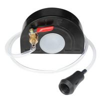 Kampinio šlifuoklio skydo rinkinys didelio kietumo vandens pjovimo mašinos pagrindo apsauginis dangtis su vandens siurbliu (120 x 43 mm) black standard