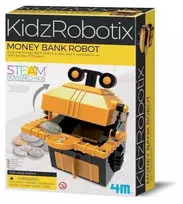 Žaislinis pinigų banko robotas 4M KidzRobotix
