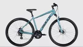 Dviratis 28 Bulls Crossbike 1 vyr. 24g mėlynas - xxl