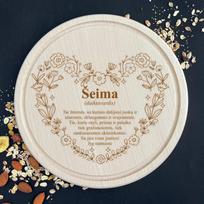 Graviruota apvali pjaustymo lentelė "Šeima"