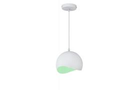MAVIA lubinis LED šviestuvas (E27, 40 W, IP20, baltas, vidus žalias, apvalus) GTV OS-MAV-09-DEC