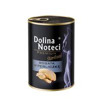 DOLINA NOTECI Premium sterilizuotas šlapias kačių ėdalas su perlinių vištų mėsa, 400 g