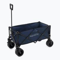 AQUASTIC Caro transportavimo vežimėlis tamsiai mėlynas