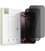 (Privacy) apsauginis grūdintas stiklas Apple iPhone 16 Pro Max / 17 Pro Max telefonui "Tech-Protect Glass Spy+ 2-Pack"