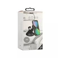 Magnetic Car Holder with Suction Cup by Musthavz Black