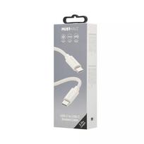 USB-C to USB-C Braided Cable 2.0 m 100W by Musthavz White