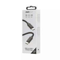 USB-C to USB-C Braided Cable 2.0 m 100W by Musthavz Black