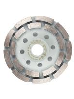 Deimantinis šlifavimo diskas, 2 segmentai, 125 x 22,2 mm, sausa