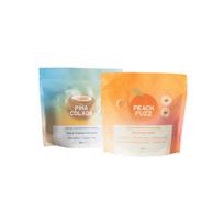 Riboto leidimo kofermentuotų kavos pupelių rinkinys Peach Fuzz & Pina Colada, 2 x 200 g