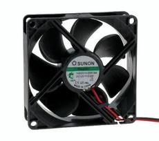 Ventiliatorius 80x80x25mm 12VDC 0.48W 40.2m³/h 20.4dBA vapo SUNON RoHS