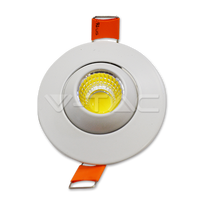 3 W LED lubinis šviestuvas su pasukamu galvu, apvalus V-TAC.