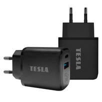 TESLA T220 25 W įkroviklis juodas (USB-A, USB-C)