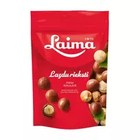 Dražė lazdyno riešutai pieniniame šokolade LAIMA, 140 g